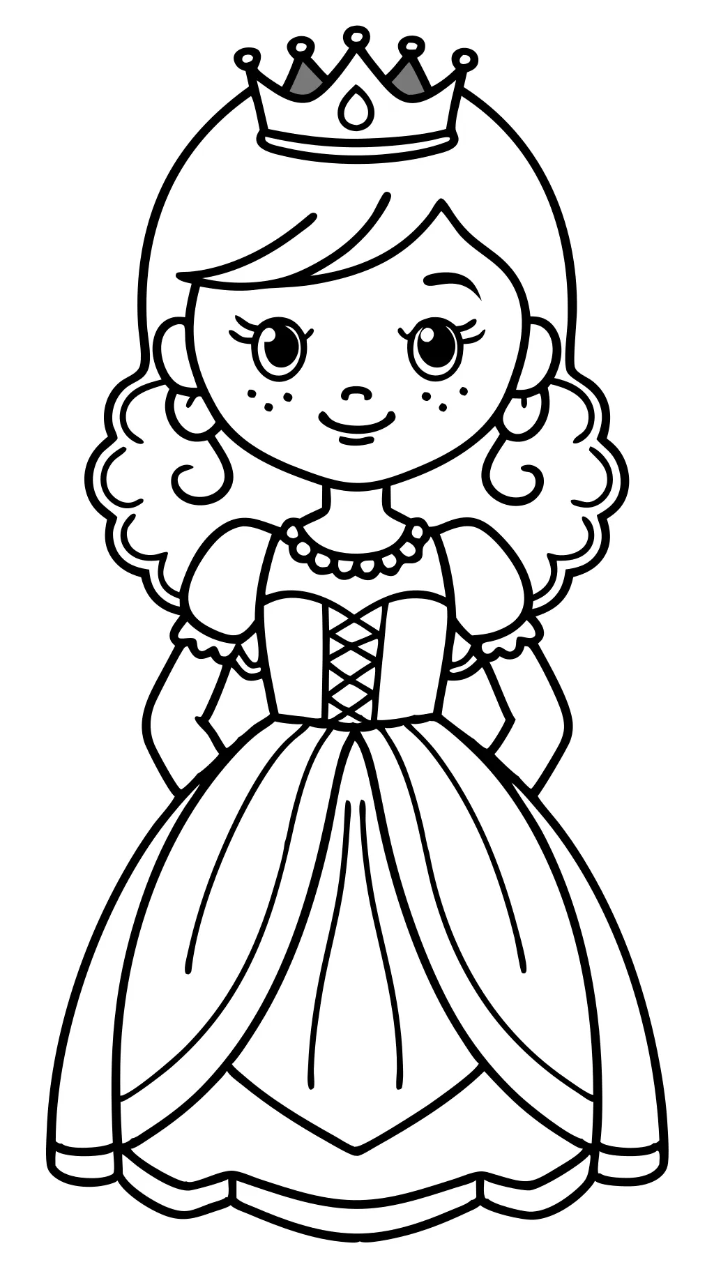 coloriages de princesse